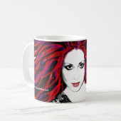 Lunas wilde Haar-Tasse Kaffeetasse (Vorderseite Links)