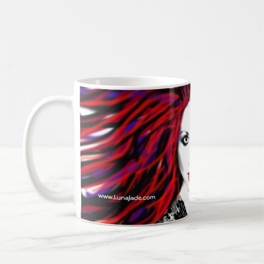 Lunas wilde Haar-Tasse Kaffeetasse (Links)
