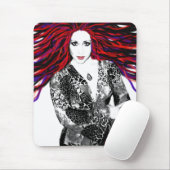 Lunas wildes Haar Mousepad (Mit Mouse)