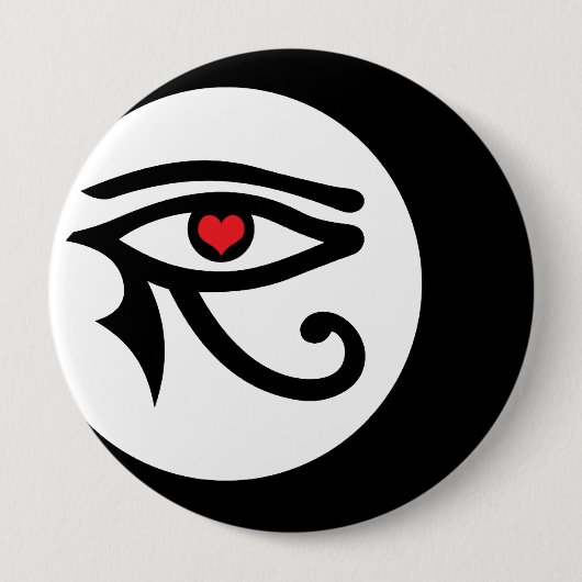 LunaSees Liebe-Knopf Button (Vorderseite)
