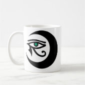 LunaSees Logo-Tasse (Schwarzes mit Jadeiris) Kaffeetasse (Links)
