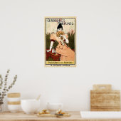 LUNBORGs PERFUMES Vintage Duftkosmetikanzeige Poster (Küche)