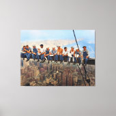 Lunch Atop A Skyscraper 1932 NYC Remastered Color Leinwanddruck (Vorderseite)