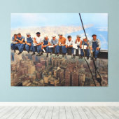 Lunch Atop A Skyscraper 1932 NYC Remastered Color Leinwanddruck (Insitu (Holzboden))