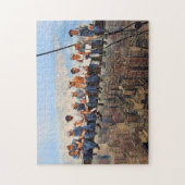 Lunch Atop A Skyscraper C1932 Color Redux Puzzle (Vertikal)