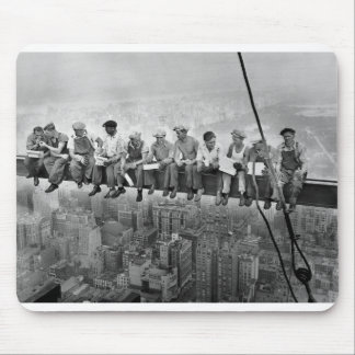 Lunch atop a Skyscraper Mousepad