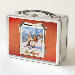 Lunch Box Alpes Kek et Ina - Geschenk mit Korkeffe