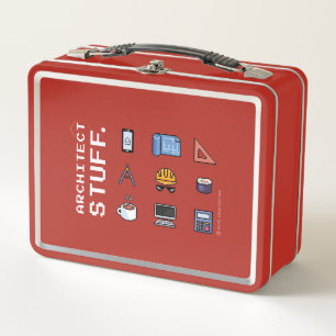 Lunch Box aus Metall Architect Stuff