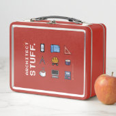 Lunch Box aus Metall Architect Stuff (Beispiel)