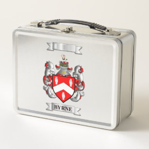 Lunch Box Byrne Irischer Familienname und Schild