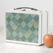 Lunch-Box für grüne Tile Metall Brotdose (Beispiel)