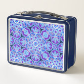 Lunch Box für Navy und Lila Fliesen (Vorderseite)