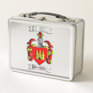 Lunch Box Gonzales Nachname und Schild