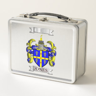Lunch Box Jones Familienname und Schild