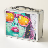 Lunch Box - Lipstick Urban Street Art (Rückseite)