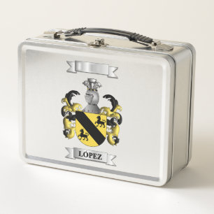 Lunch Box Lopez Nachname und Schild