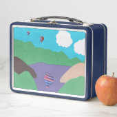 Lunch Box mit Lake and Mountain Design (Beispiel)