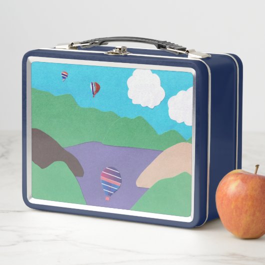 Lunch Box mit Lake and Mountain Design (Beispiel)