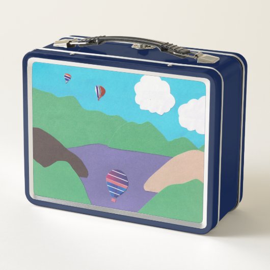 Lunch Box mit Lake and Mountain Design (Rückseite)