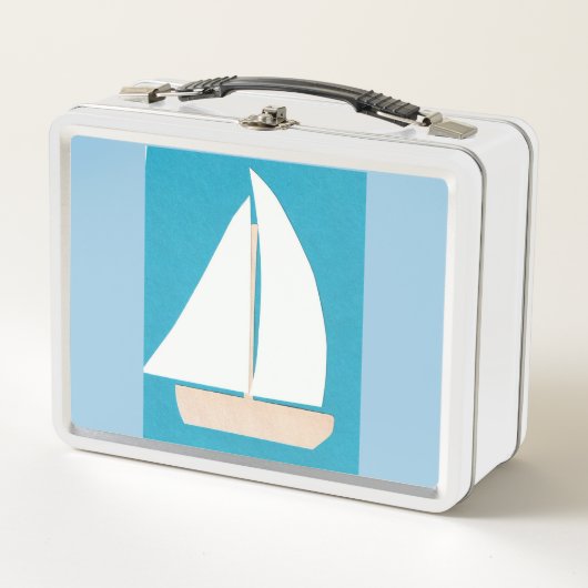 Lunch Box mit Sailboat Design (Vorderseite)