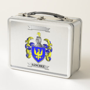 Lunch Box Sanchez Nachname und Schild