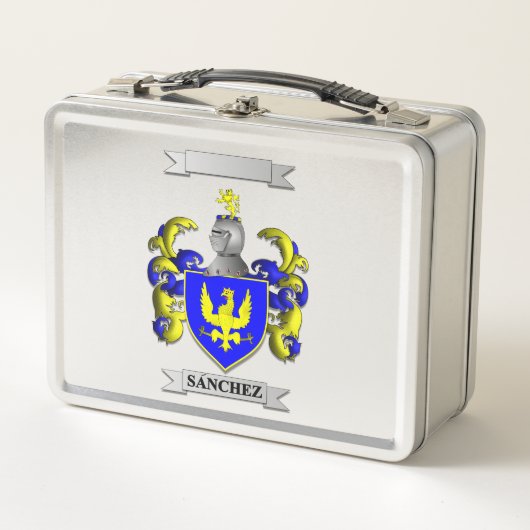 Lunch Box Sanchez Nachname und Schild (Vorderseite)