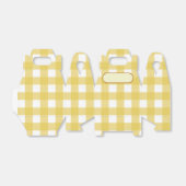 Lunch Box Vichy hellgelb Geschenkschachtel (Ungefaltet)