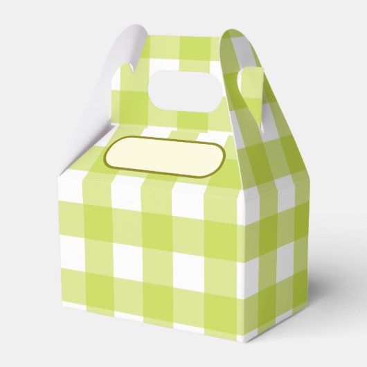 Lunch Box Vichy Hellgras Geschenkschachtel (Vorderseite)
