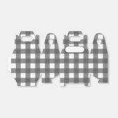 Lunch Box Vichy hellgrau Geschenkschachtel (Ungefaltet)