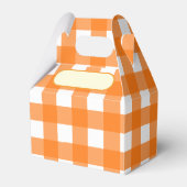 Lunch Box Vichy hellorange Geschenkschachtel (Vorderseite)