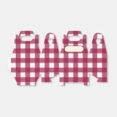 Lunch Box Vichy Kirschrot Geschenkschachtel (Ungefaltet)