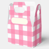 Lunch Box Vichy Rose Geschenkschachtel (Geöffnet)
