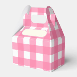 Lunch Box Vichy Rose Geschenkschachtel