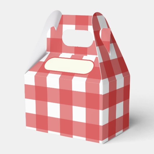Lunch Box Vichy Rouge Geschenkschachtel (Vorderseite)