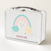 Lunch Box von fröhlichen Sunny Pastel Boho Rainbow (Vorderseite)
