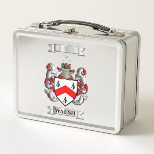 Lunch Box Walsh Irischer Nachname und Schild