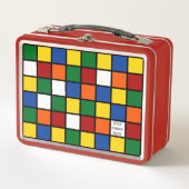 Lunch box with cubist pattern Var01 (Vorderseite)
