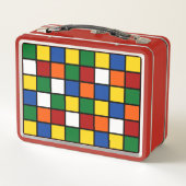 Lunch box with cubist pattern Var01 (Rückseite)