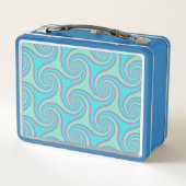 Lunch box with fresh swirled pattern Var01 (Rückseite)