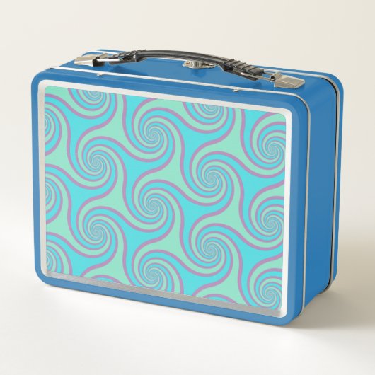 Lunch box with fresh swirled pattern Var01 (Rückseite)
