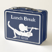 Lunch Break Rock Star Metall Brotdose (Rückseite)