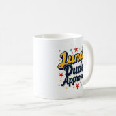 Lunch Dude Approved Kaffeetasse (VorderseiteRechts)