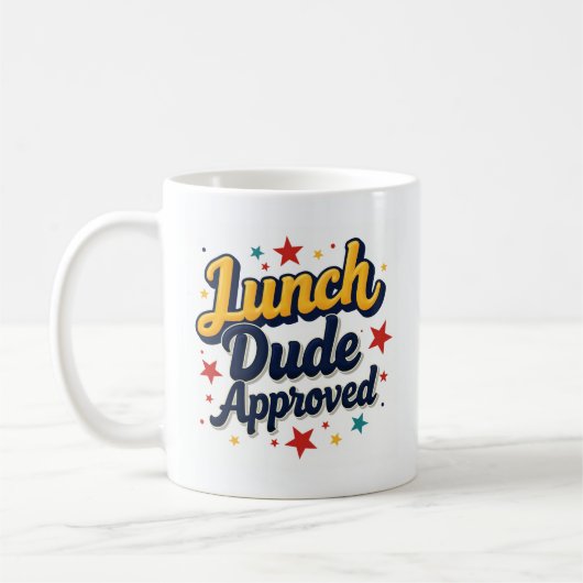 Lunch Dude Approved Kaffeetasse (Links)