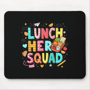 Lunch Hero Squad Vorbereiteter Lunch Lady Zurück Z Mousepad