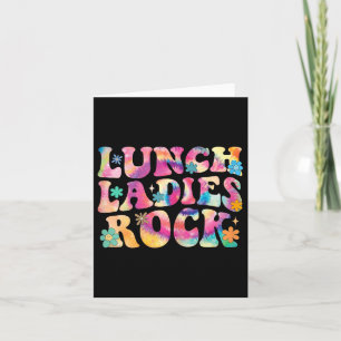 Lunch Ladies Rock Tie Dye Cafeteria Crew Groovy La Karte