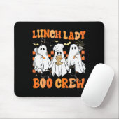 Lunch Lady Boo Crew Ghost Chef Funny Cafeteria Wor Mousepad (Mit Mouse)