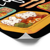 Lunch Lady Cafeteria Lounge Lady Poster (Ecke)