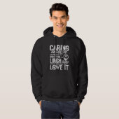 Lunch Lady  Caring Enough School Cafeteria Women Hoodie (Vorne ganz)