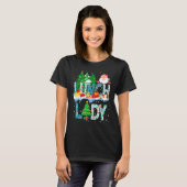 Lunch Lady Christmas Tree Santa Matching Xmas Lunc T-Shirt (Vorne ganz)