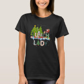 Lunch Lady Christmas Tree Santa Matching Xmas Lunc T-Shirt (Vorderseite)
